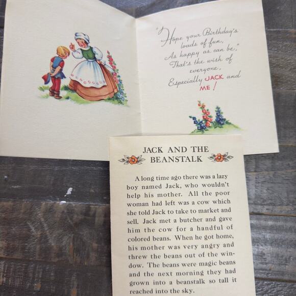 Vintage Lot 4 Unused Greeting Cards 1949 Greeting Card with Sheet Music Insert - Picture 6 of 7